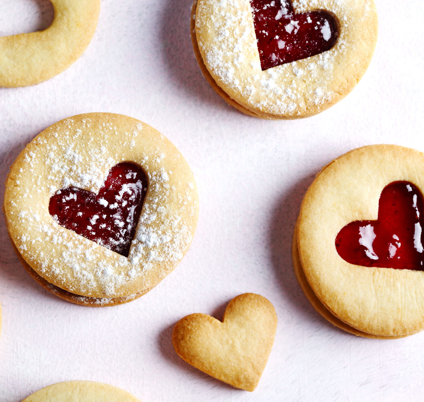 Azuca CBD Valentine's Linzertortes Azuca CBD Valentine's Linzertortes